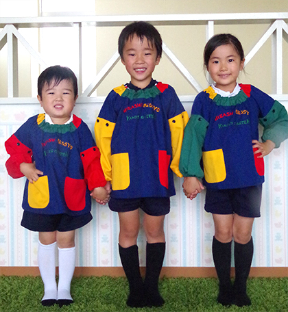 マリンテイストなイメージのさわやかな夏服です。